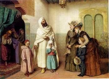 unknow artist Arab or Arabic people and life. Orientalism oil paintings 22